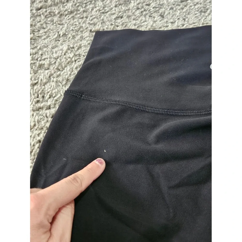 Lululemon Align High-Rise Biker Shorts Women Size 4 Black Yoga Workout